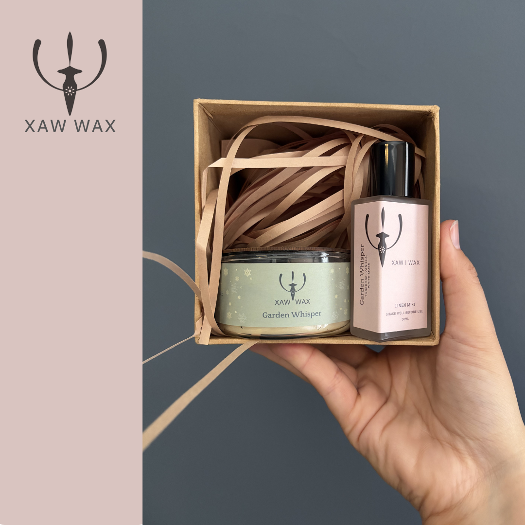 XAW candle and Linen Mist