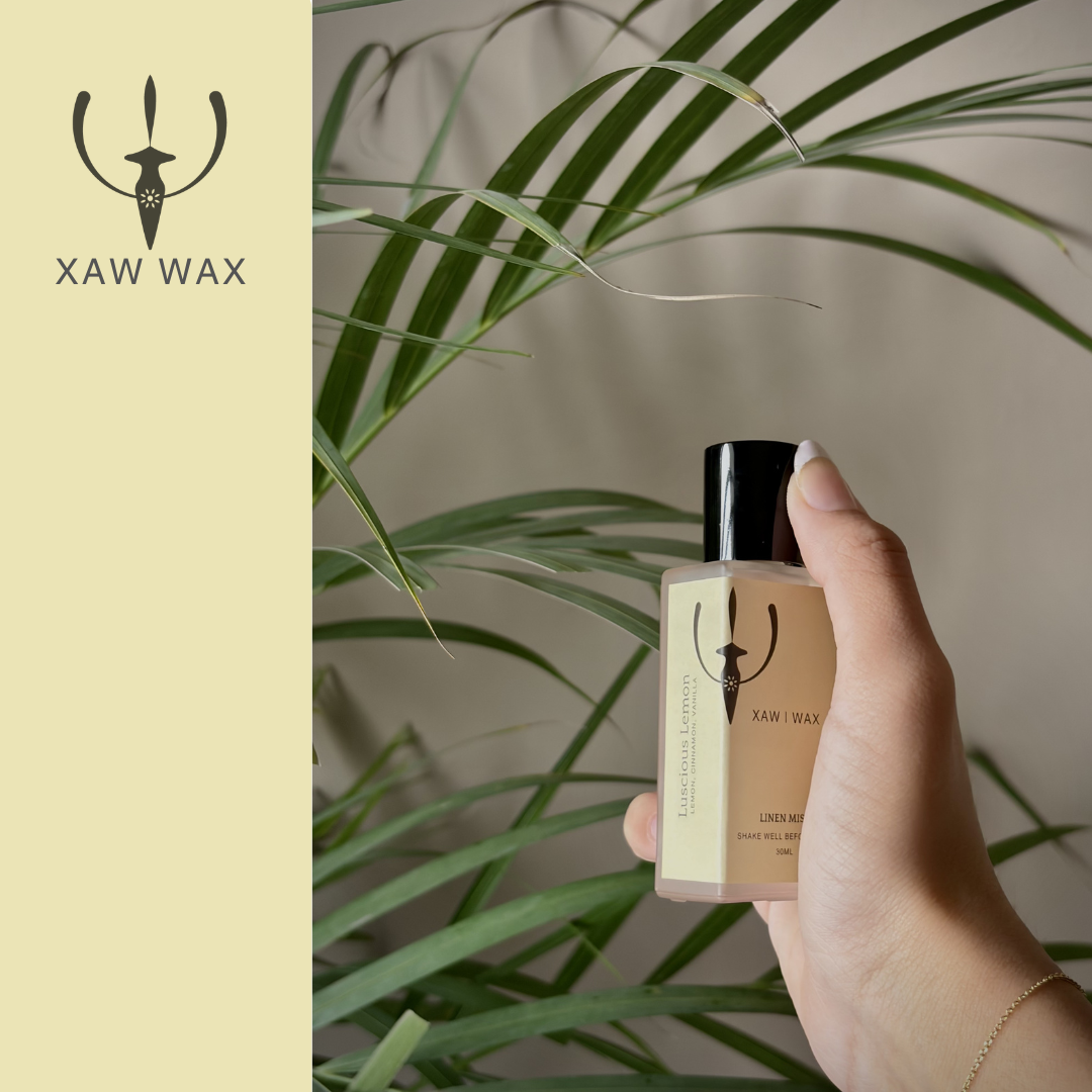 Luscious Lemon 30 ml Linen Mist with greenery