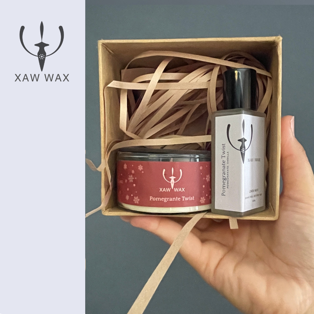XAW candle and Linen Mist